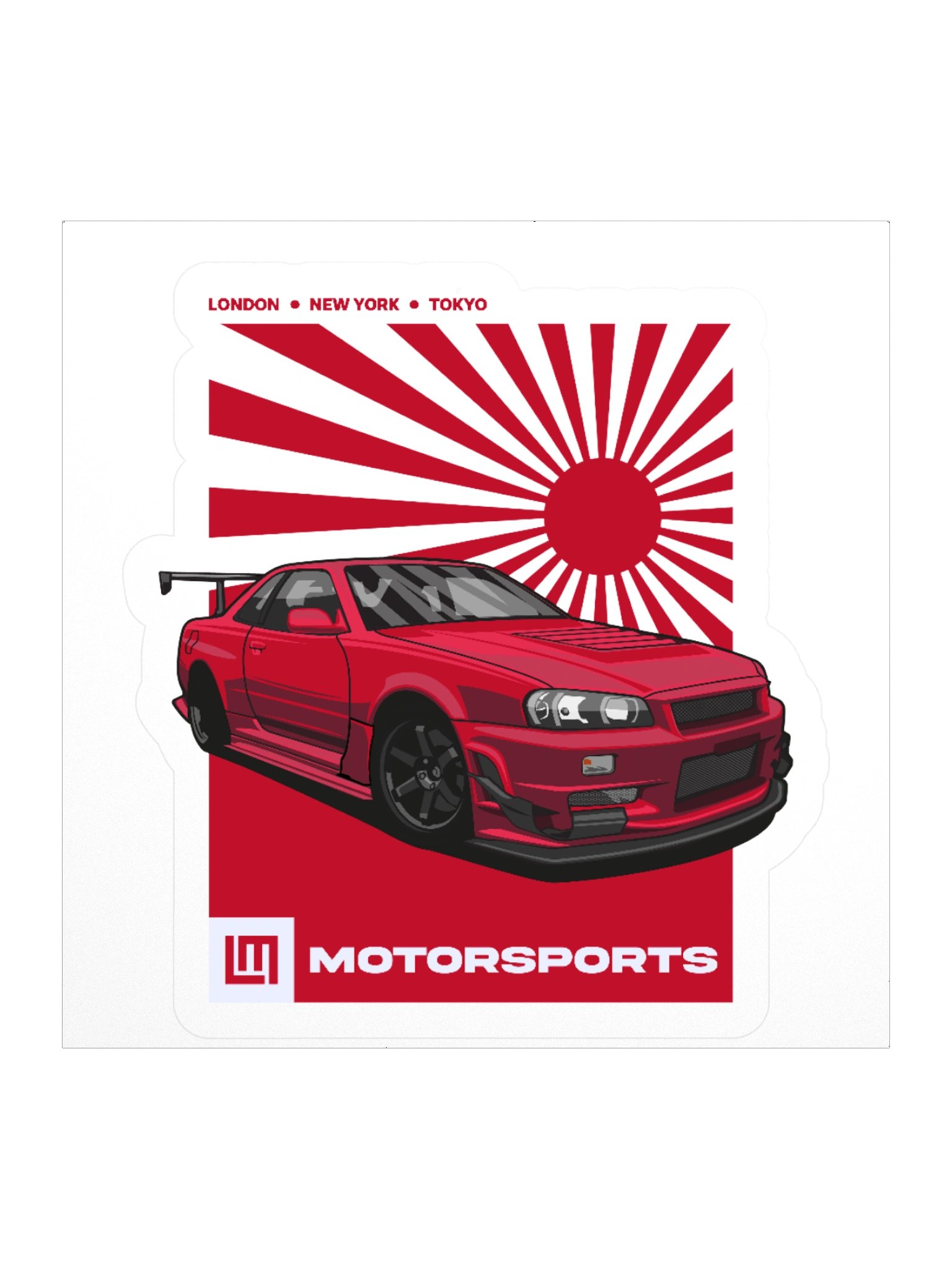 LEM MOTORSPORT RED - STICKER product image (1)