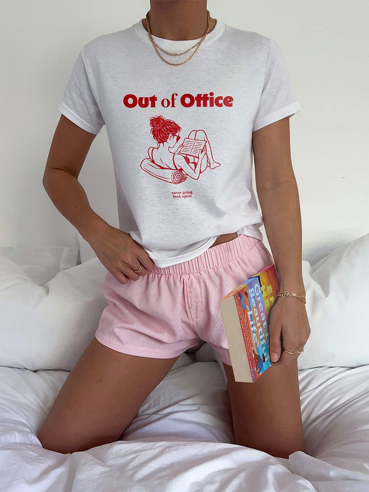Out of Office - Baby Tee product image (6)