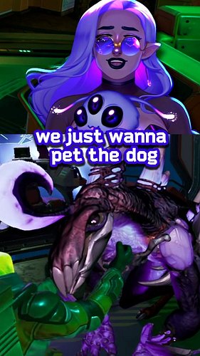 can I pet that (alien) dog? #sponsored #voidlingbound #indiegames #vtuberclips #skylanders