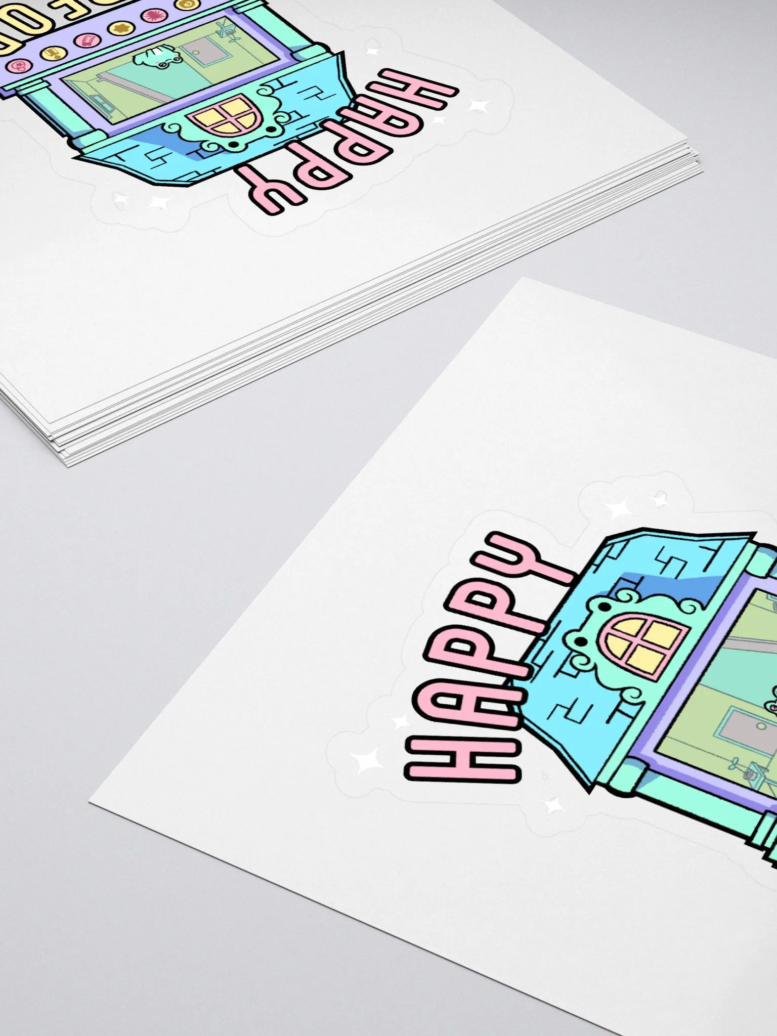 'Pixel Frogs' Sticker product image (4)