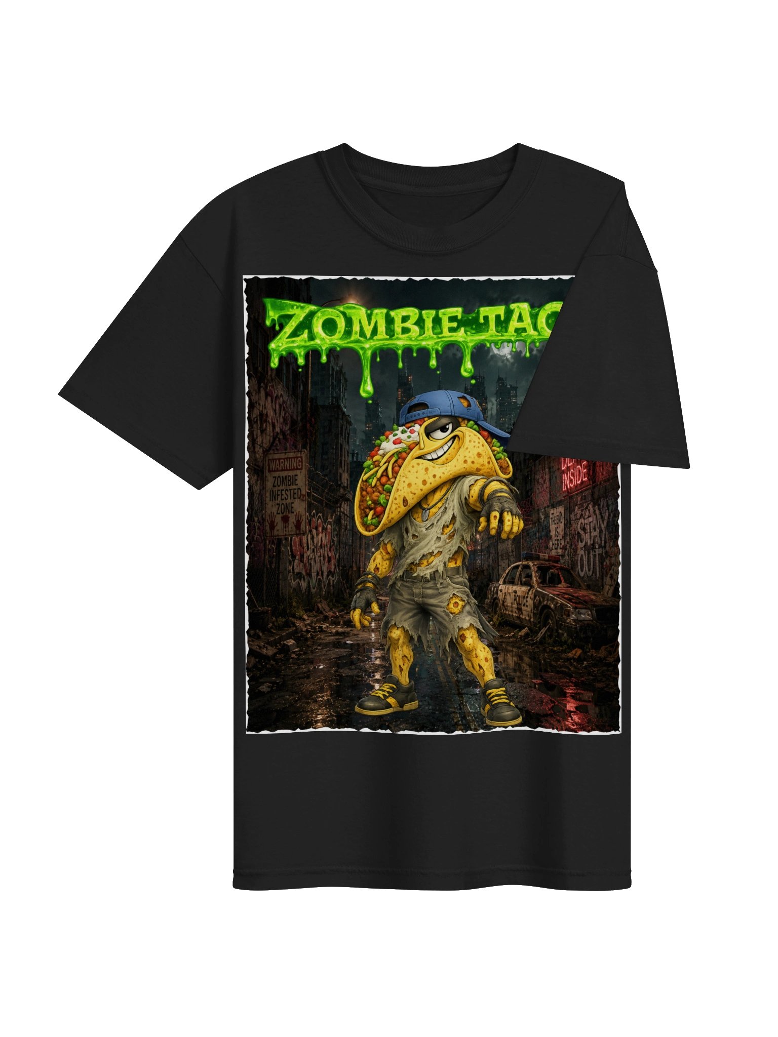 Zombie Taco Night T-Shirt - The Taco family product image (46)