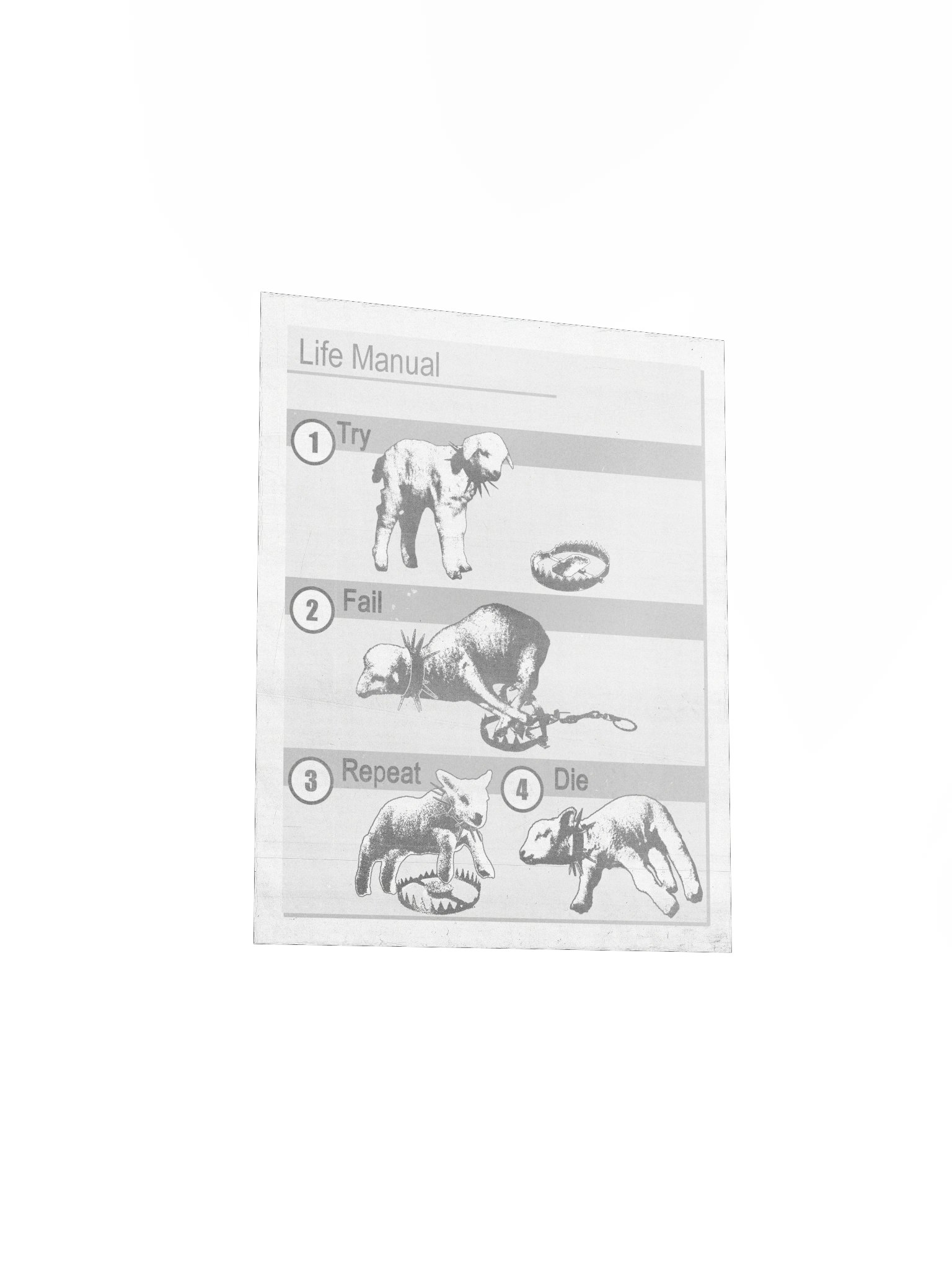 LIFE MANUAL POSTER product image (6)
