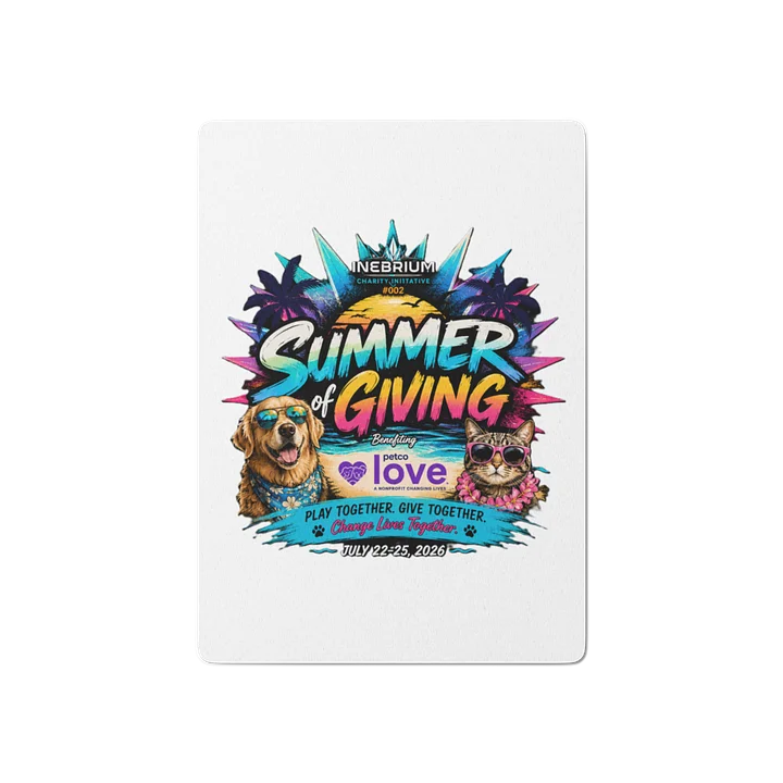Summer of Giving Charity Poker Deck product image (1)