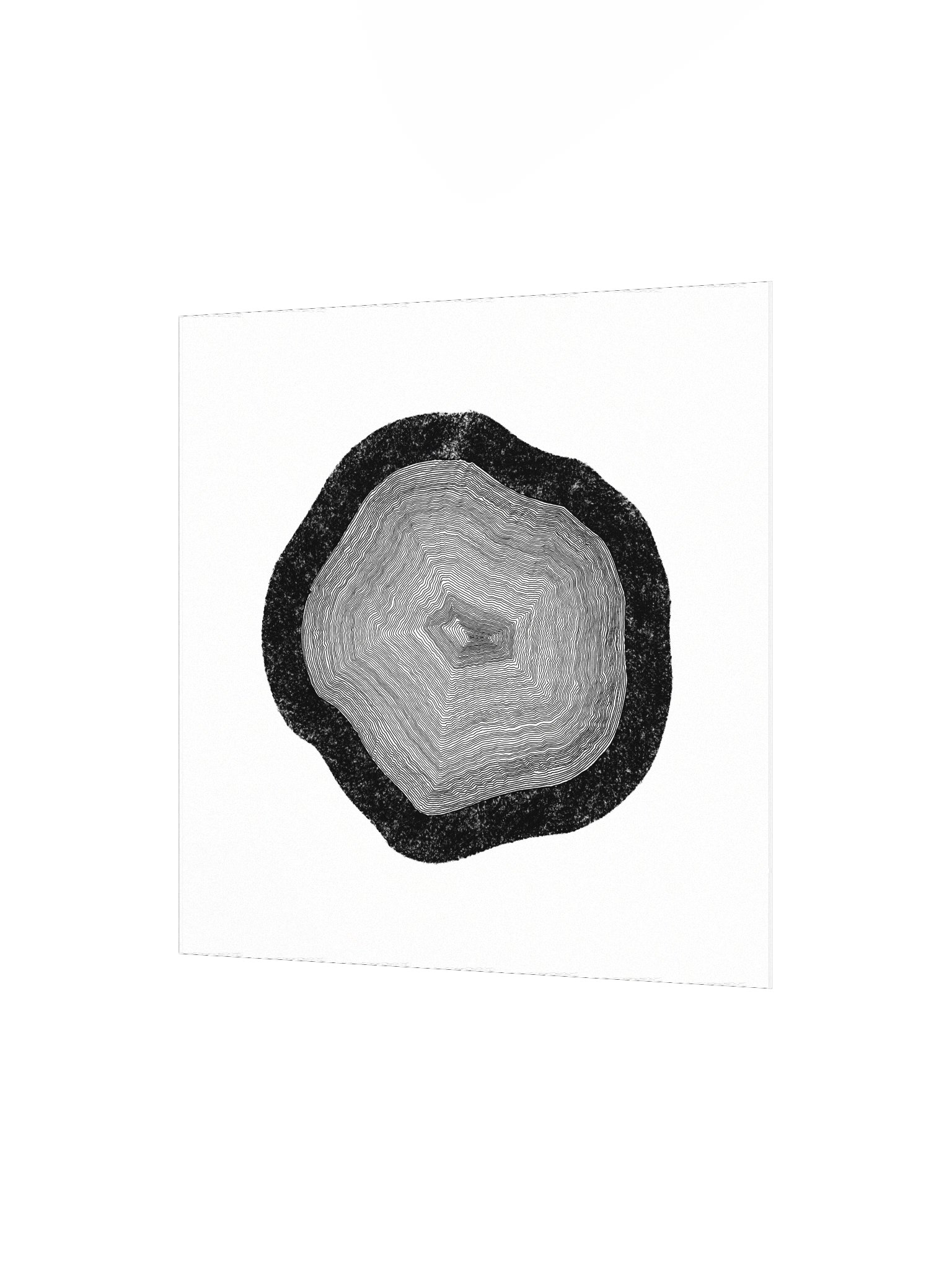 "Layers upon Layers" - Minimalist Poster (Wall Art) - White product image (2)