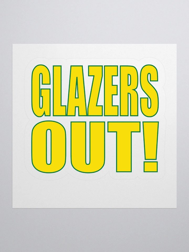 Glazers Out! - Manchester United - Kiss Cut Stickers product image (1)
