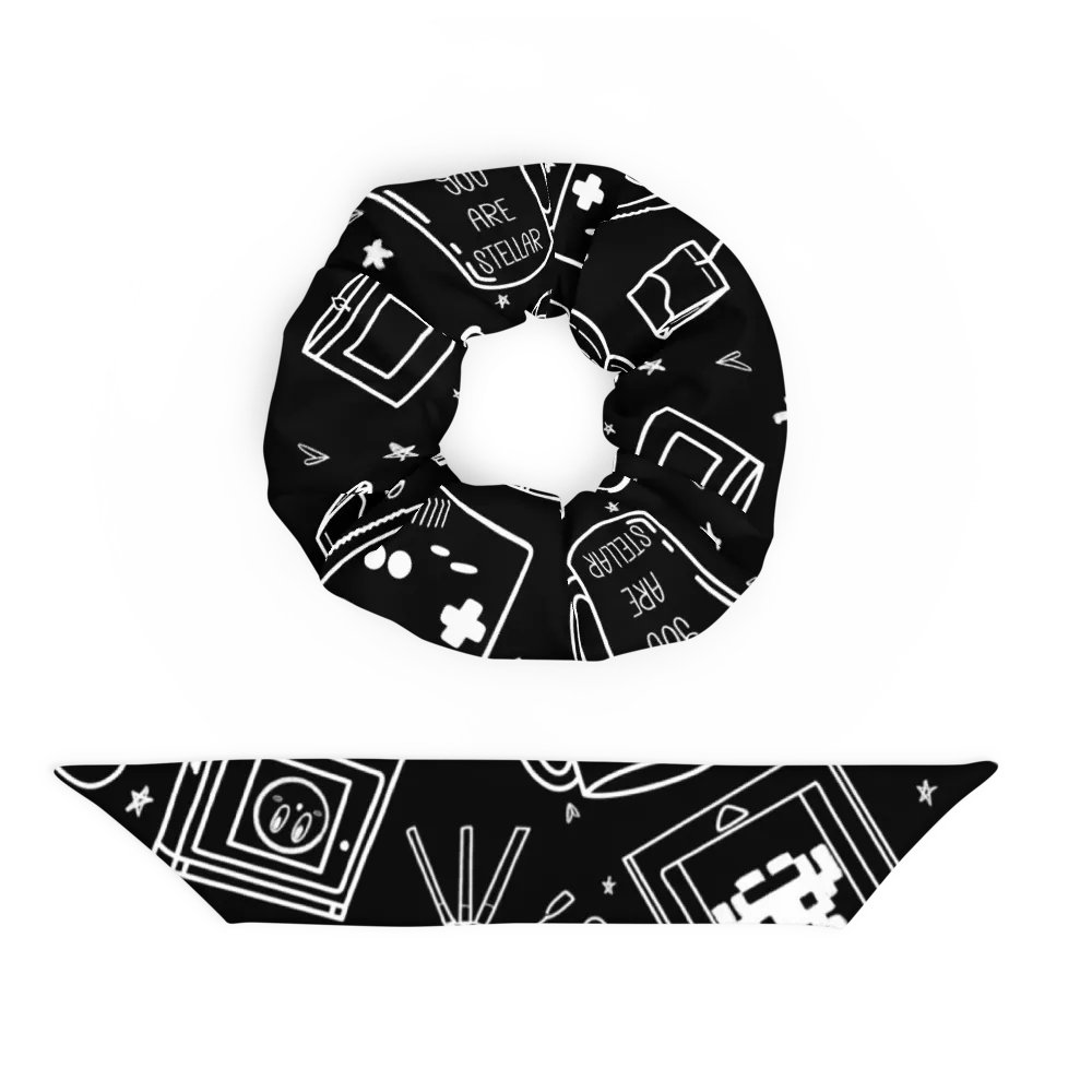 Dark Doodle Scrunchie product image (5)