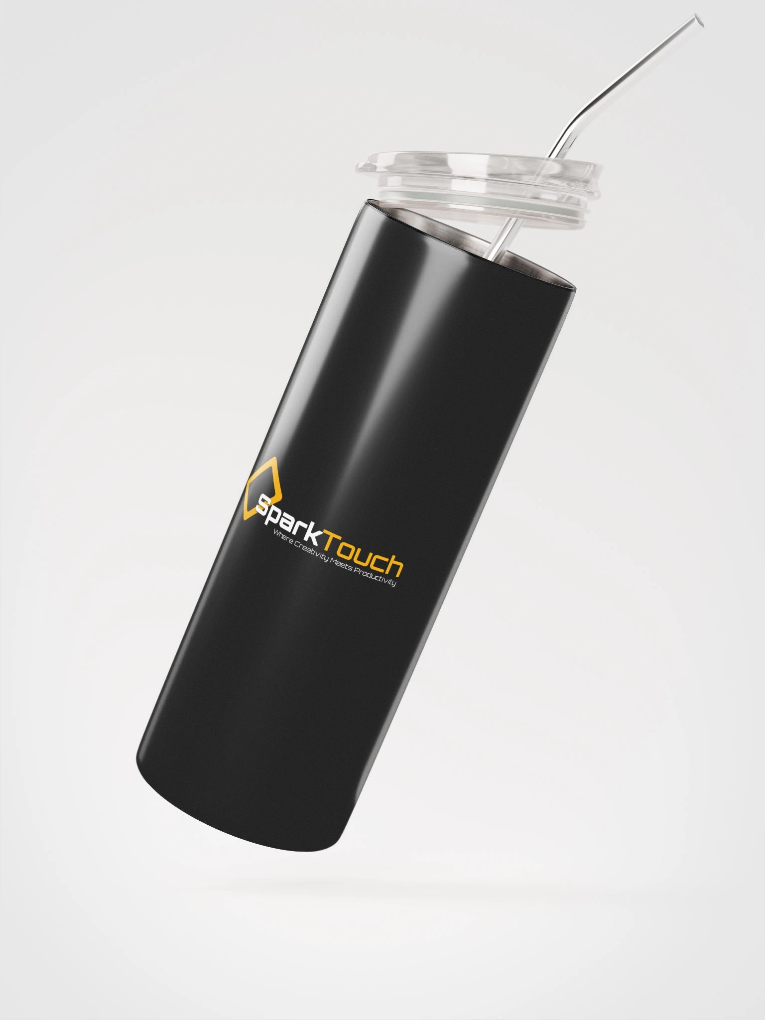 Stainless Steel Tumbler w/ Straw product image (2)