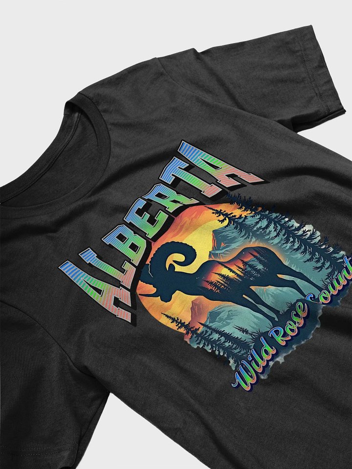 Alberta Wild Rose Country Rocky Mountain Bighorn Sheep Softness Unisex T-Shirt product image (2)