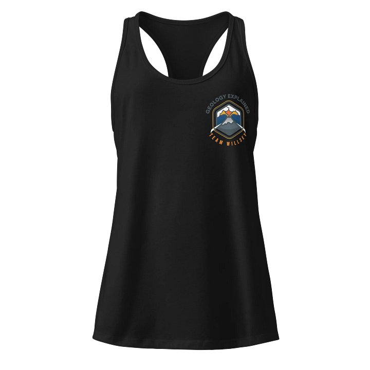Volcanic Eruption Racerback Tank Top w/small logo product image (1)