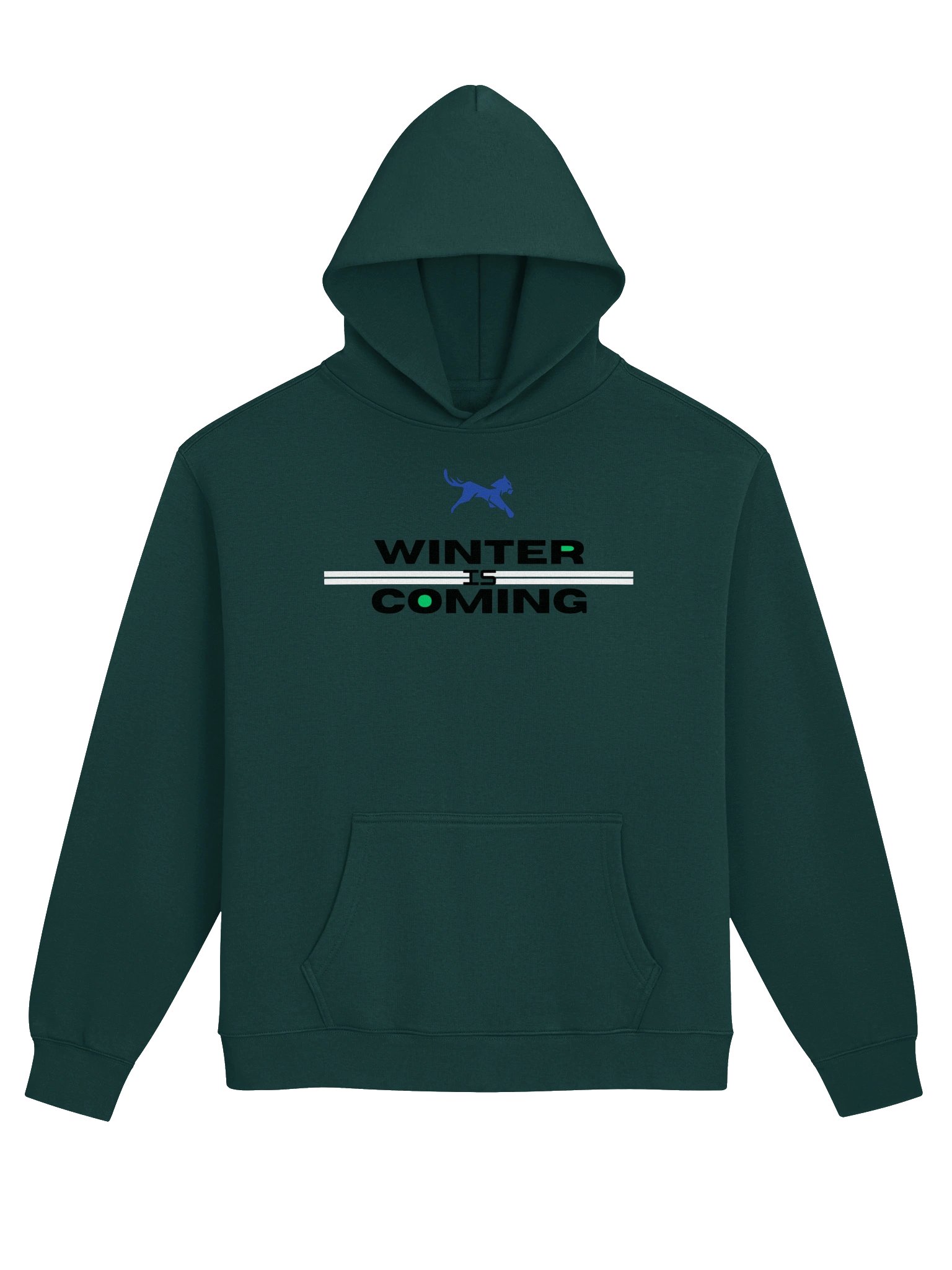 Leaping Cat Graphic Relaxed Hoodie product image (5)