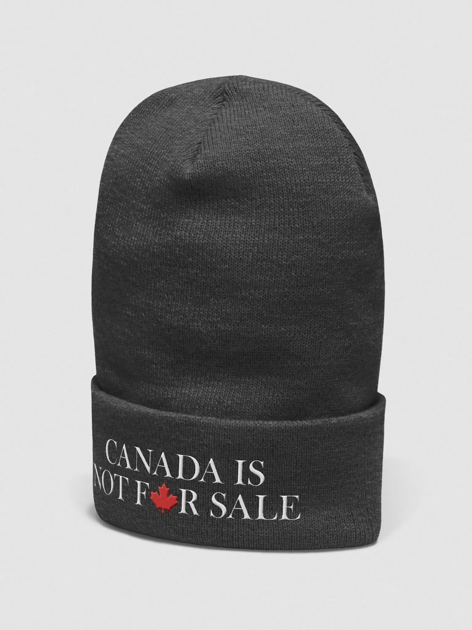 Canada Is Not for Sale | Embroidered Toque / Beanie product image (4)