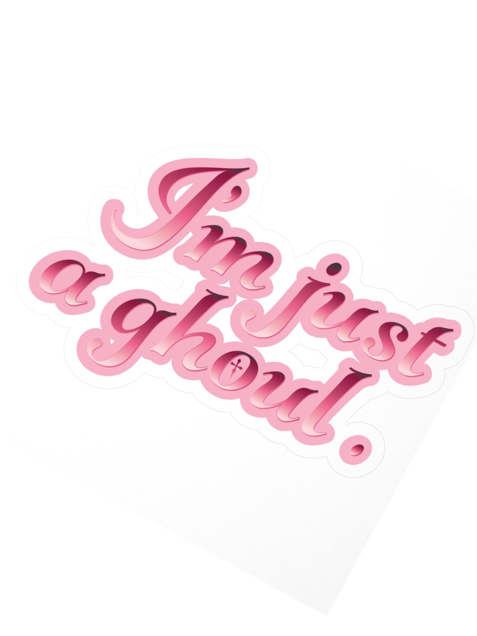 Just a Ghoul Sticker product image (2)
