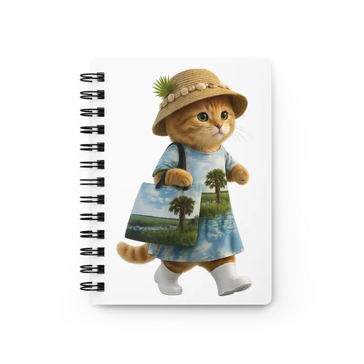 Lowcountry Holiday Cat — Coastal Notebook Edition product image (1)