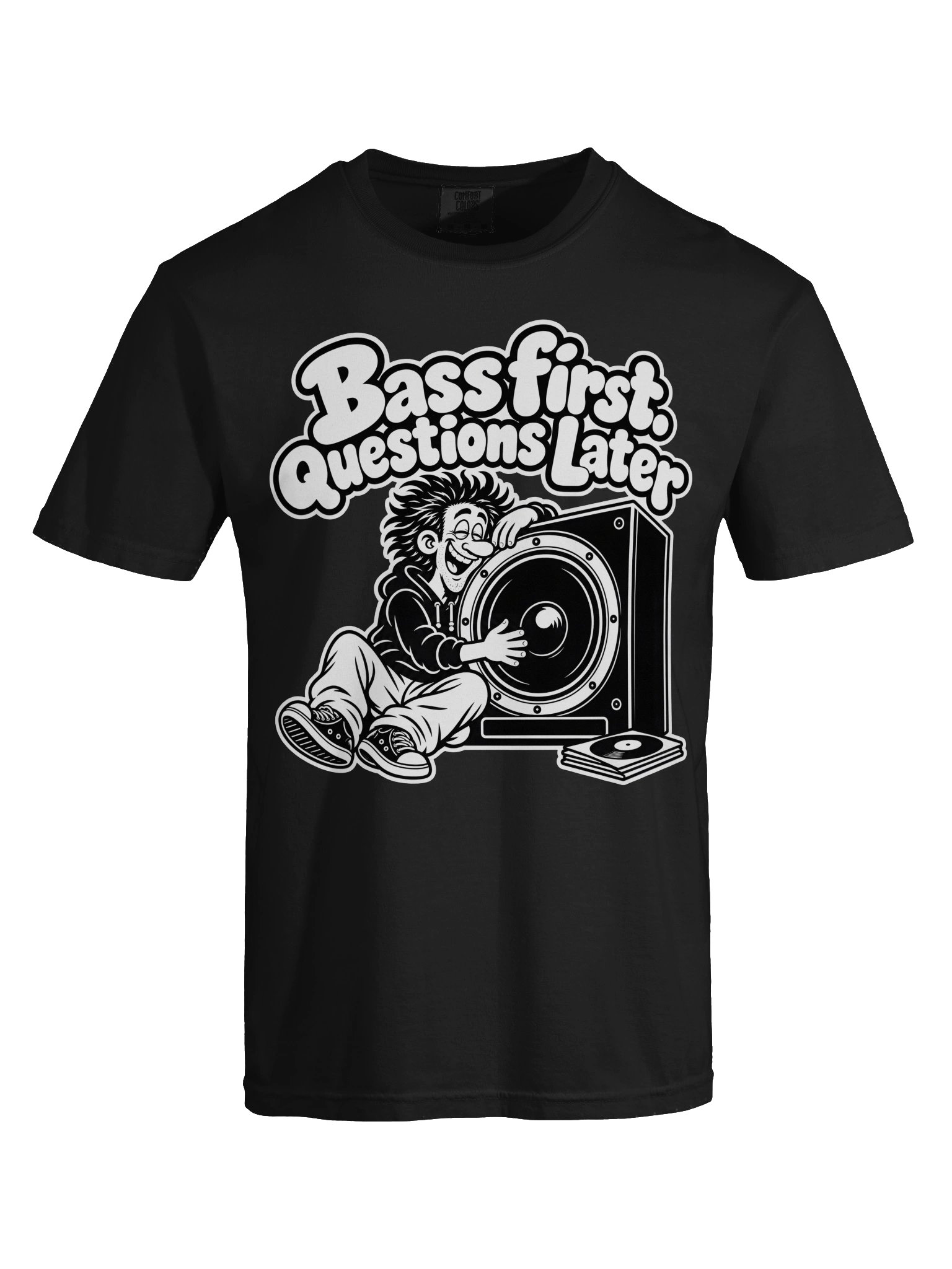 Bass First Questions Later - Dyed Heavy T-Shirt product image (17)