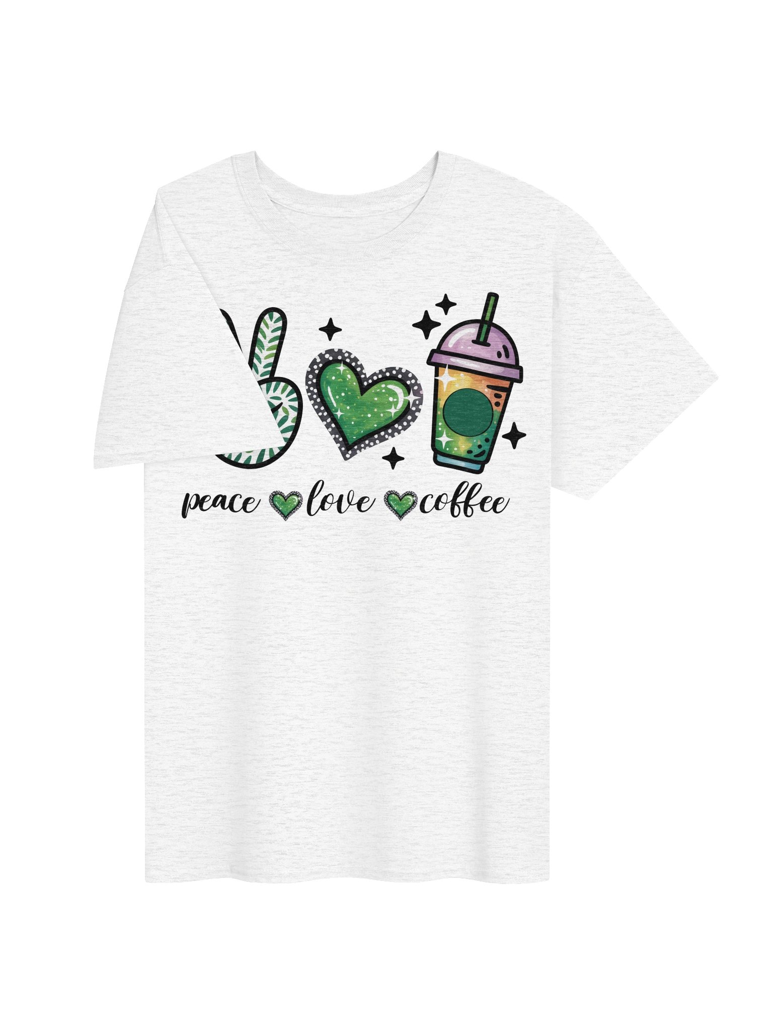 Peace Love Coffee T-Shirt product image (3)
