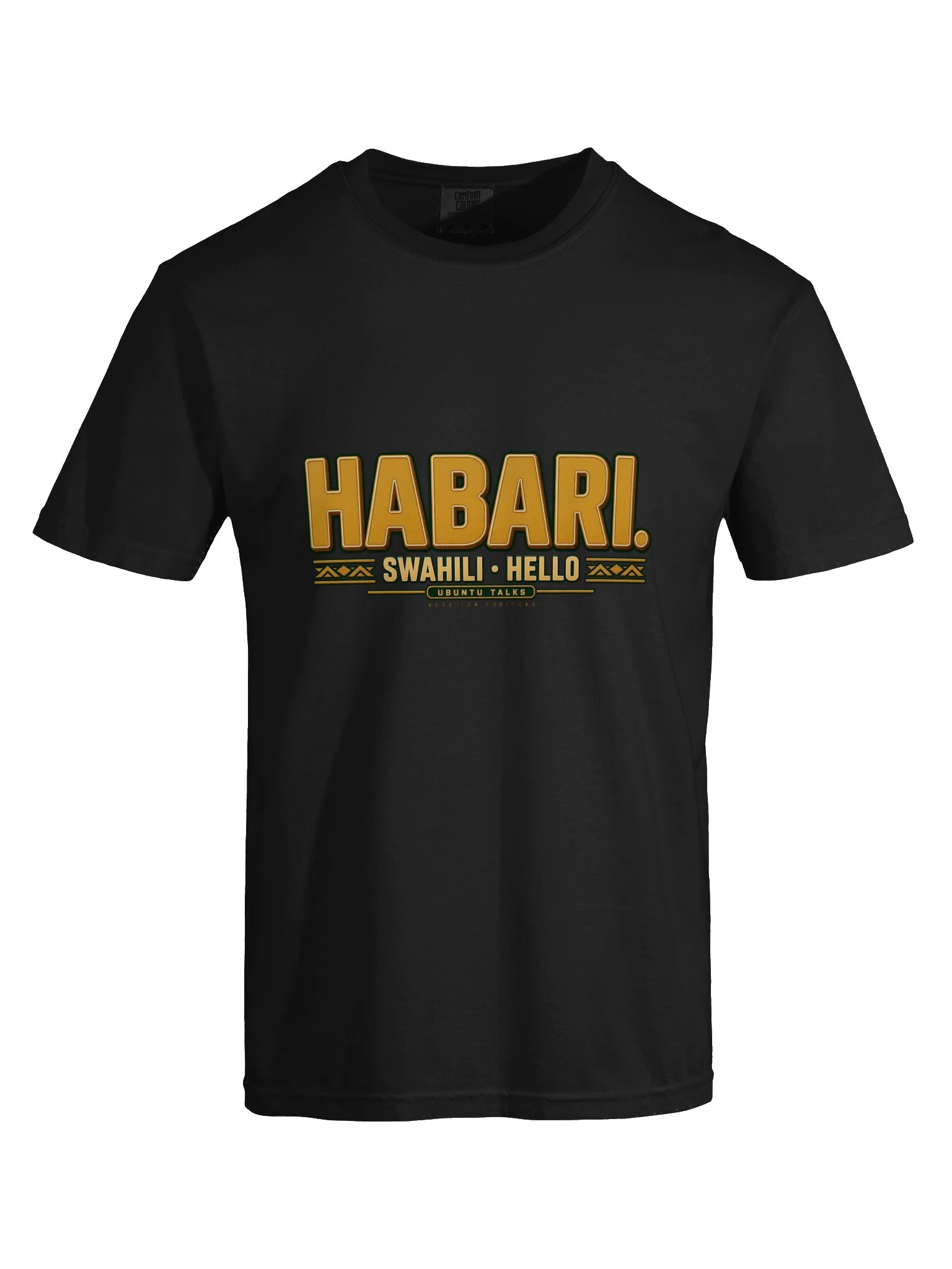 Greeting Heritage — HABARI | Swahili Heavyweight Tee product image (33)