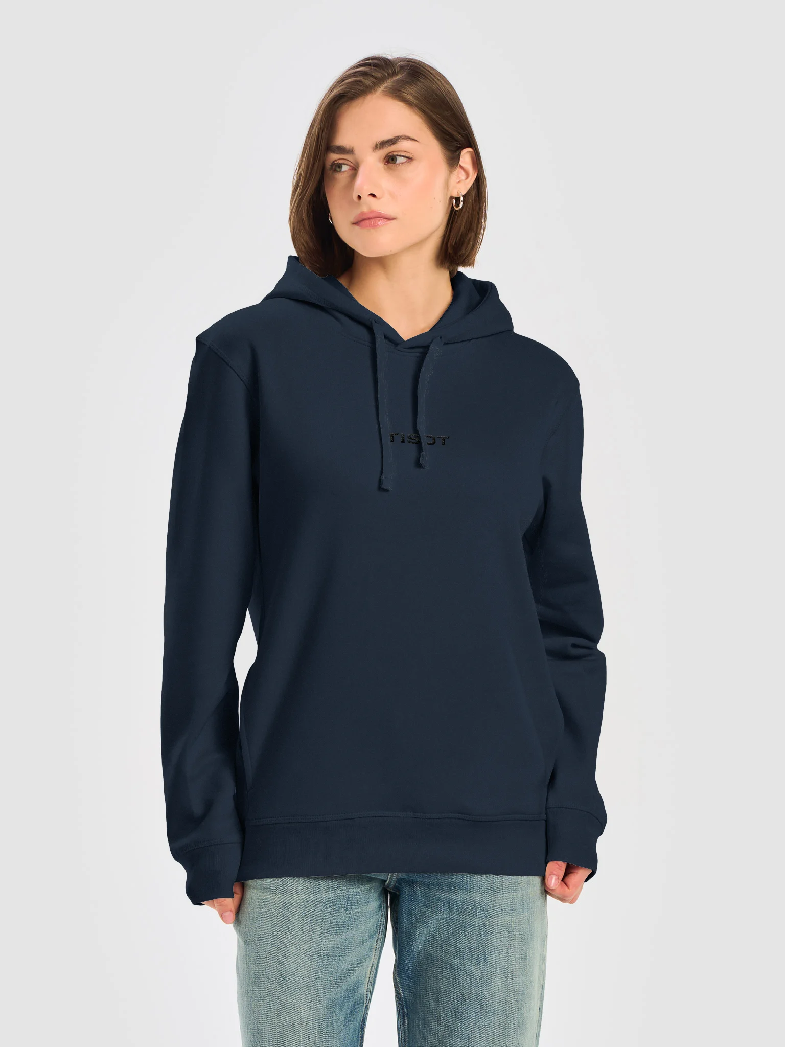Unisex / TISOT BLCK Side Pocket Hoodie (Embroidered Edition) product image (3)