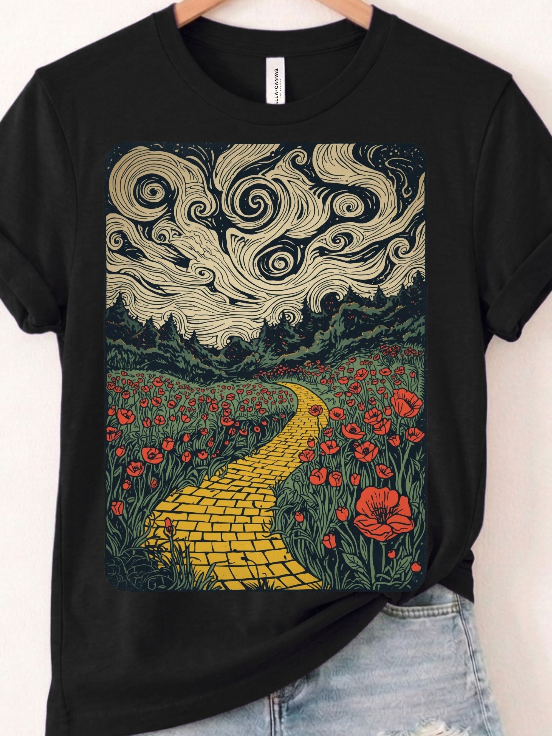Yellow Brick Road Dreamscape Tee, Fantasy Oz Shirt product image (1)