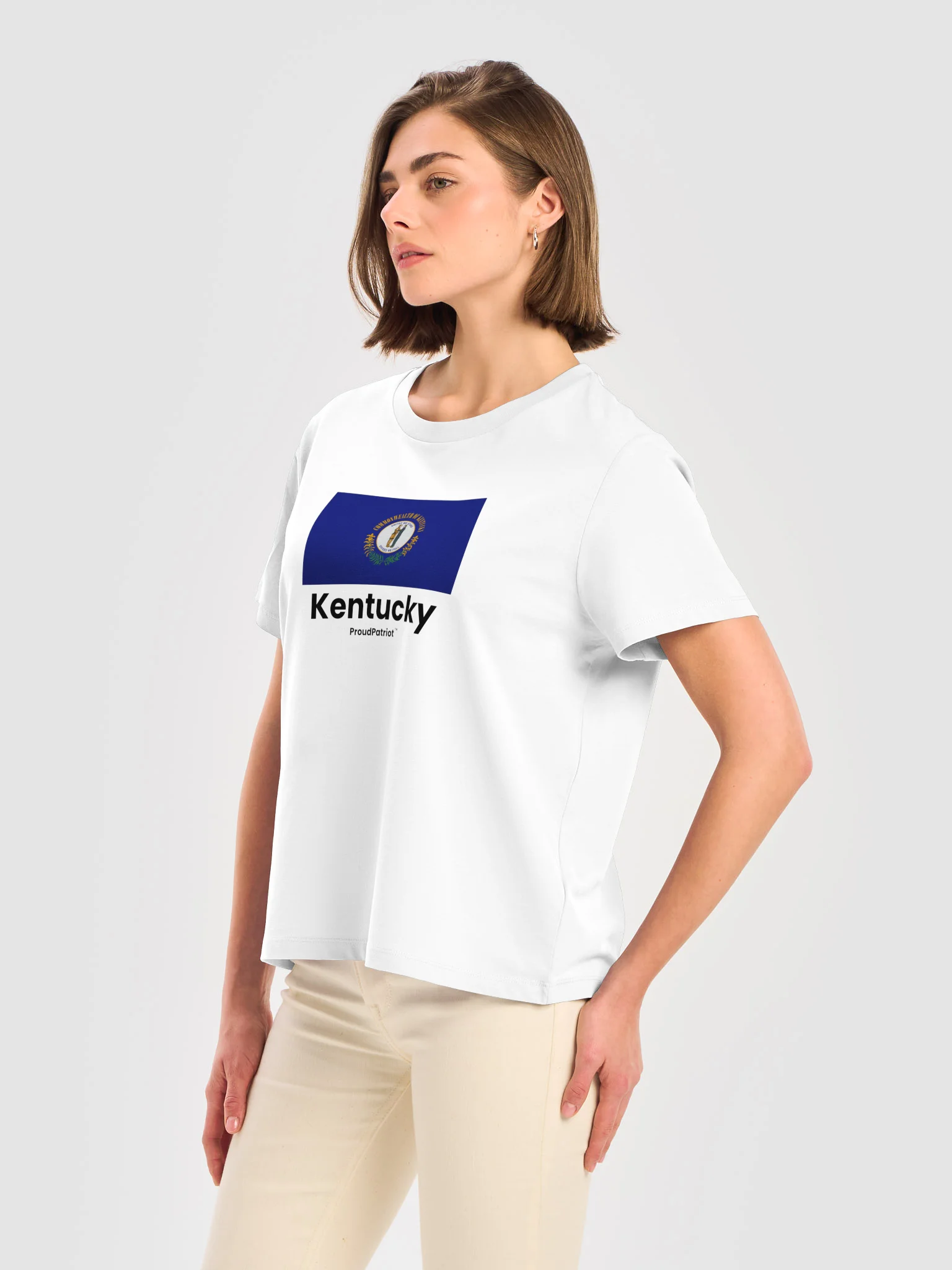 Kentucky Women's Ribbed Neck T-Shirt product image (3)