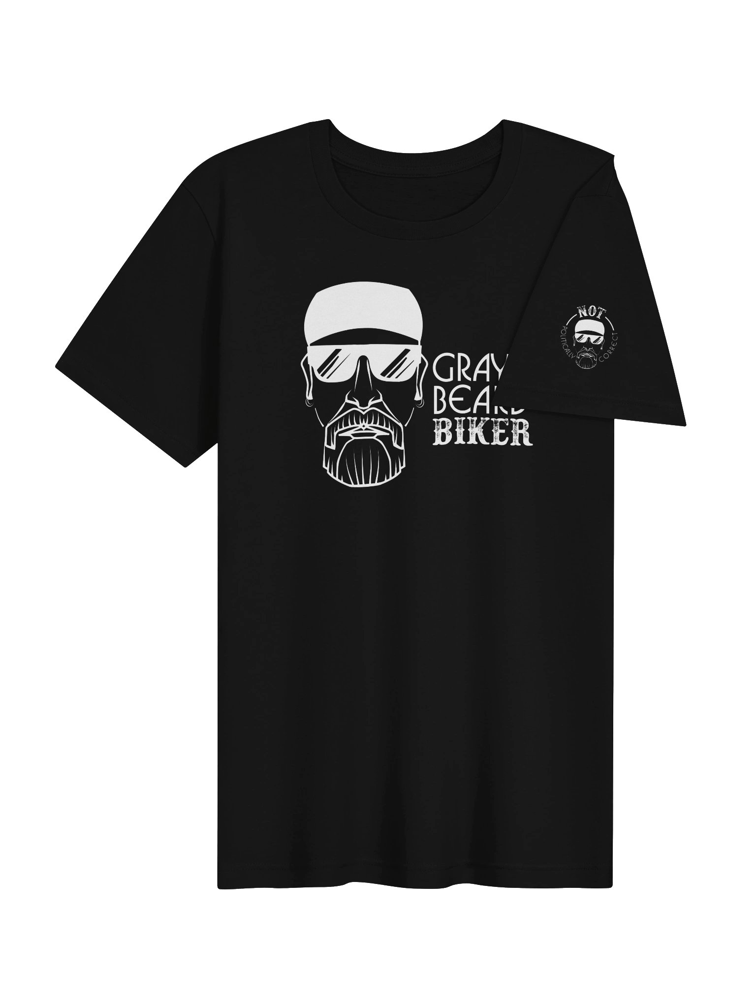 Gray Beard Biker Logo Tee product image (5)