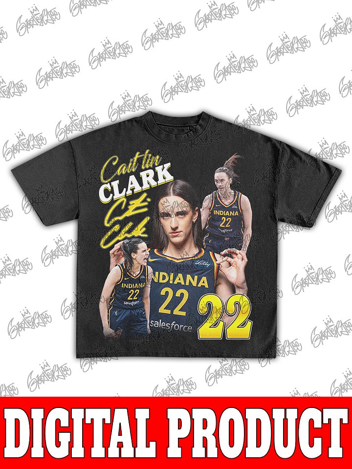 Caitlin Clark Indiana Vintage WNBA 90s Bootleg Graphic Design product image (1)