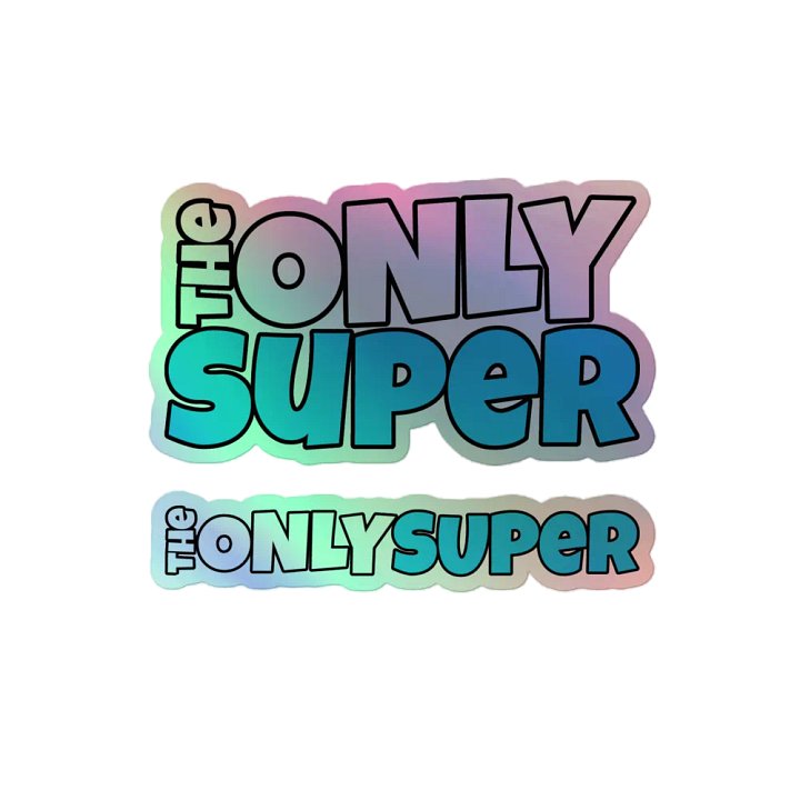 TheOnlySuper - Holographic Stickers product image (2)