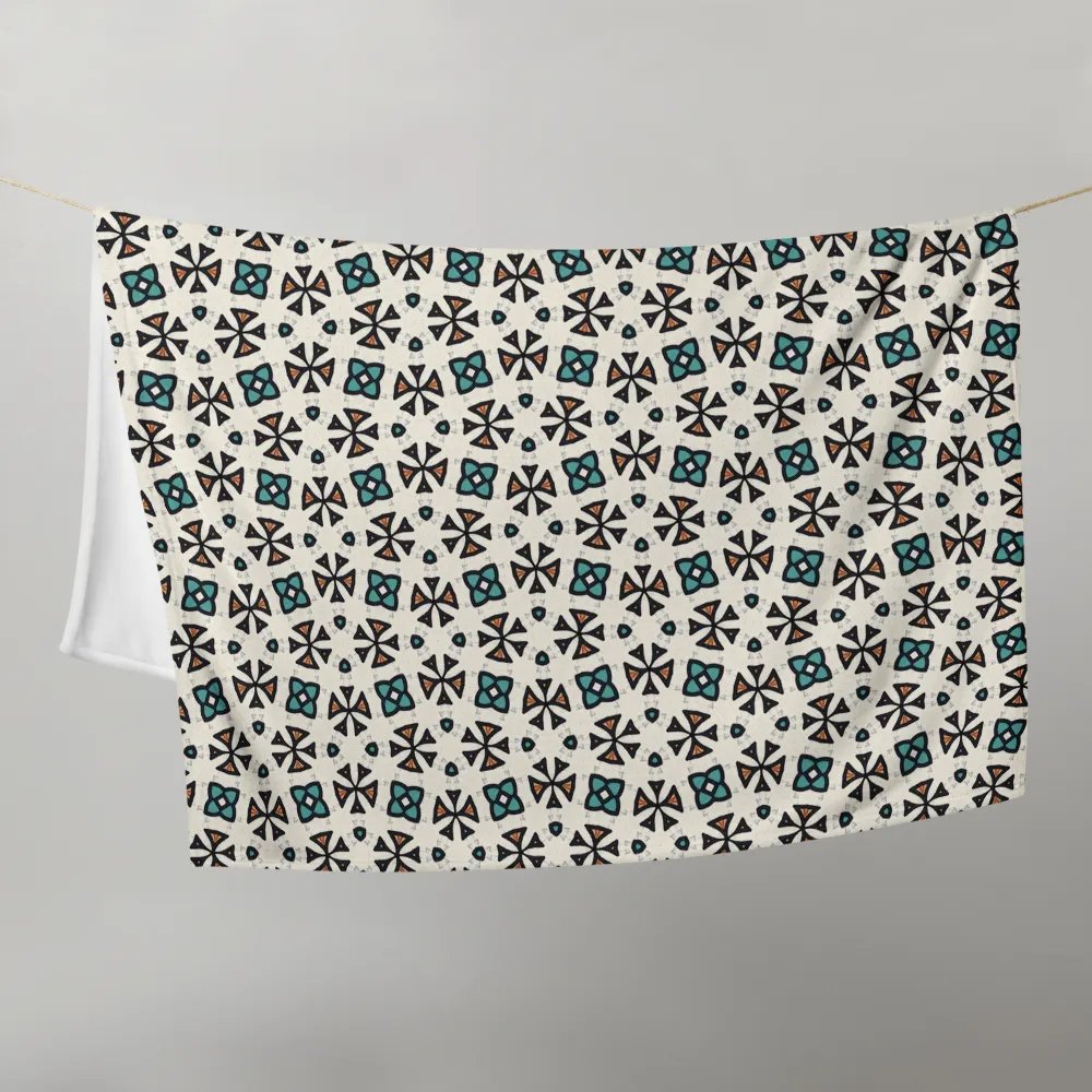Abstract Florals Throw Blanket product image (10)