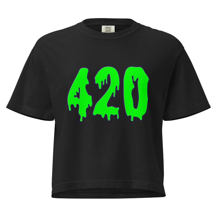 Creepy Cannabis 420 Tee, Weedy Women’s Heavyweight Boxy T-Shirt, Stoner Shirt product image (1)