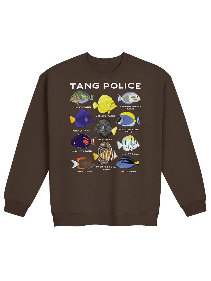 Tang Police(Front Print) sweatshirt for Reef Aquarium Lovers product image (2)