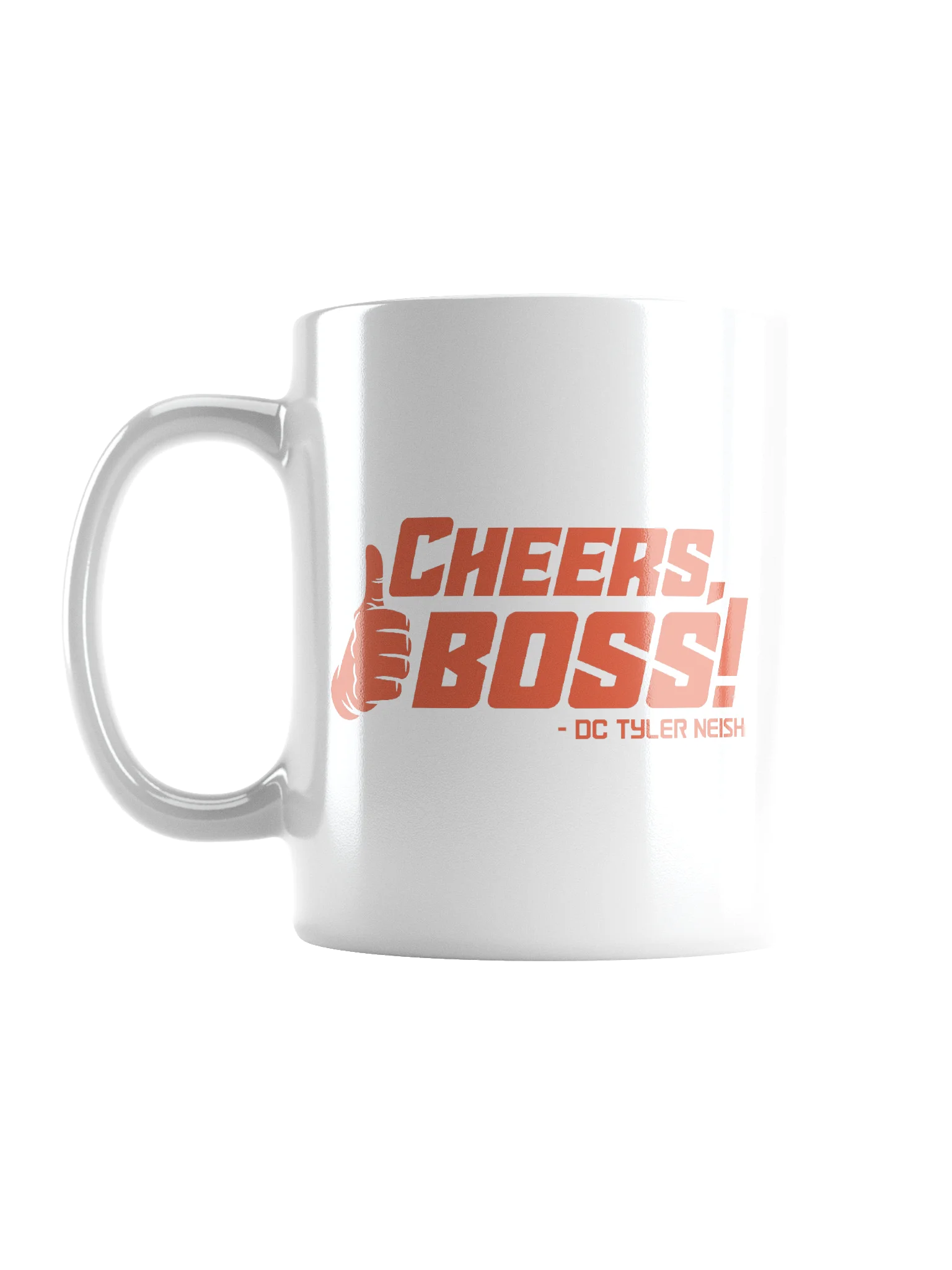 "Cheers, Boss!" - DC Tyler Neish Ceramic Mug product image (1)