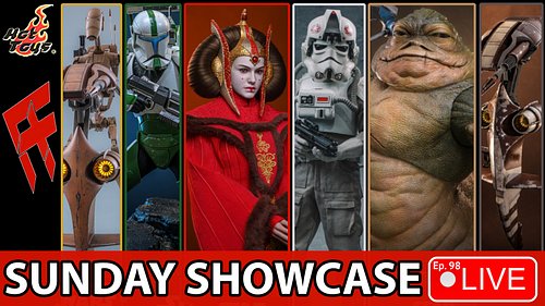 Live at 8PM Central on YouTube. Grab your goodies and come get rid of your Sunday scaries! #sundayshowcase #hottoyscollectibl...