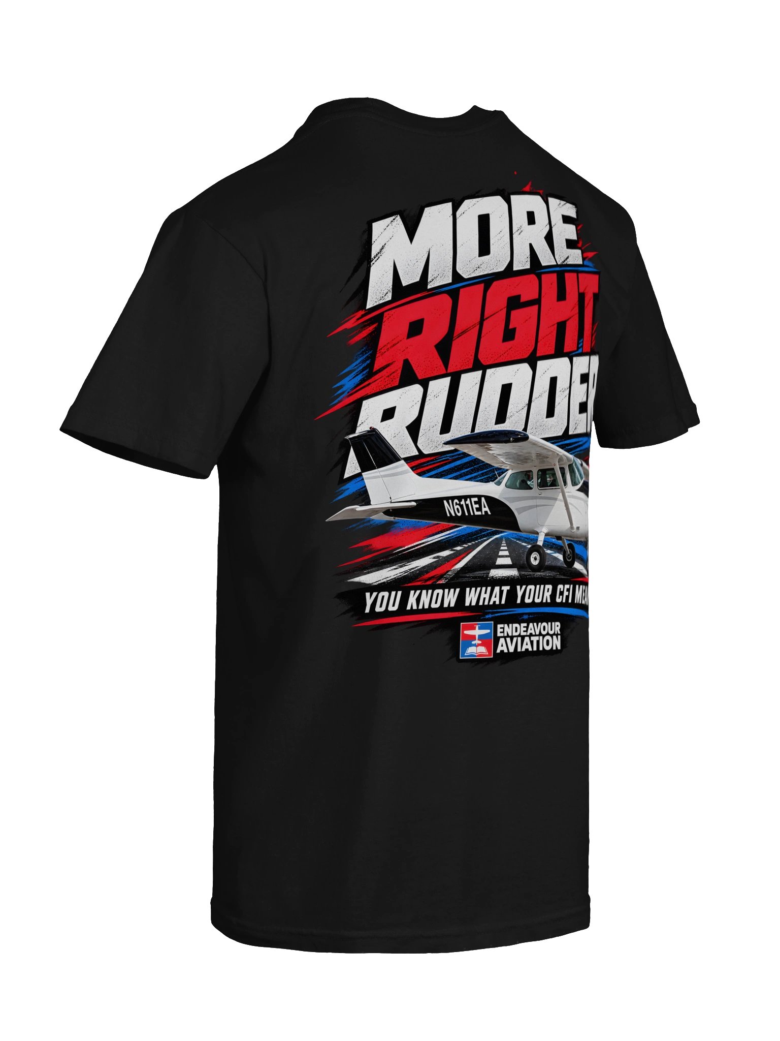 More Right Rudder. | Endeavour Aviation Premium Tee product image (12)