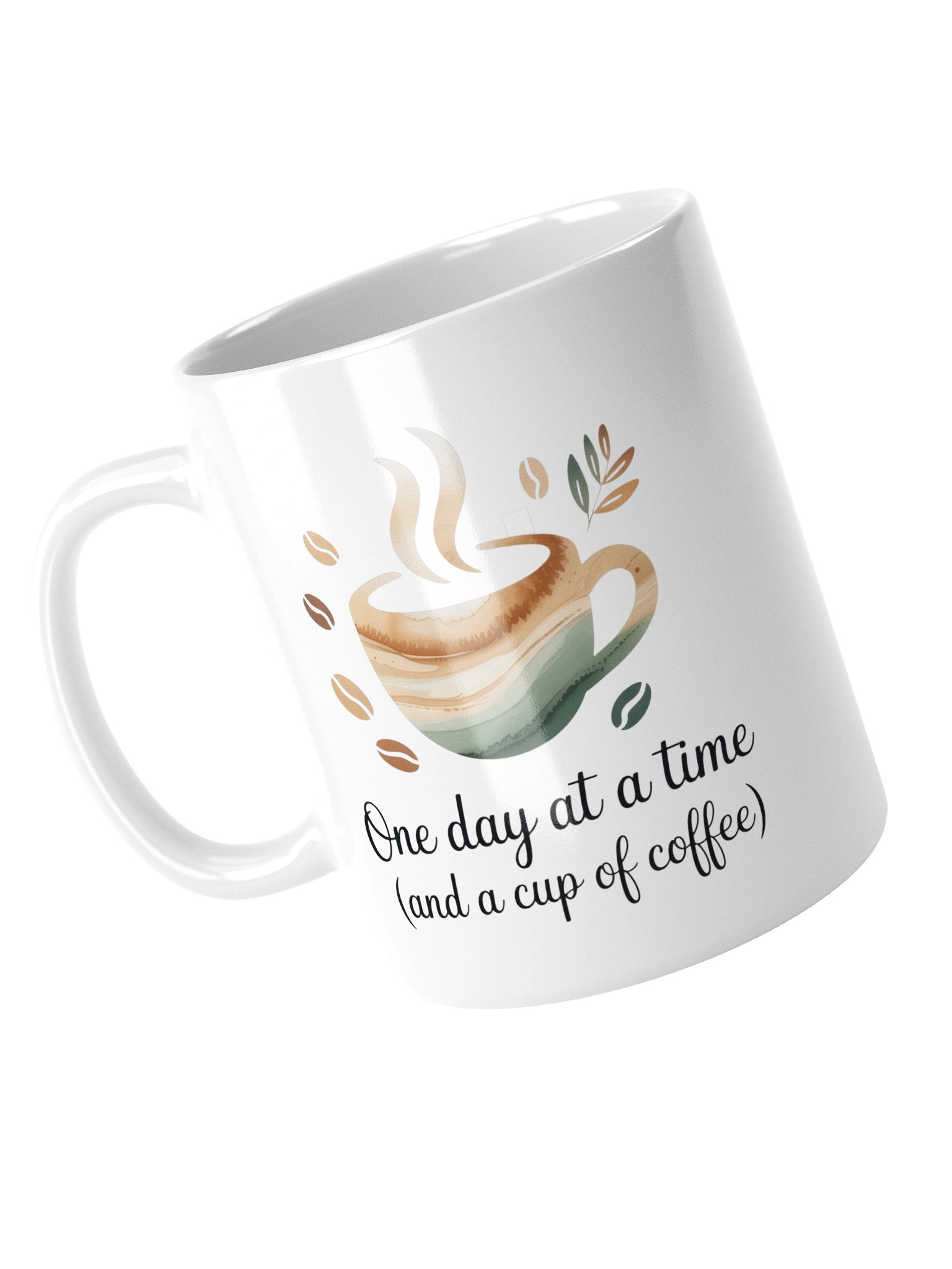 One Day at a Time Coffee Mug – Mindful Lifestyle Gift product image (5)