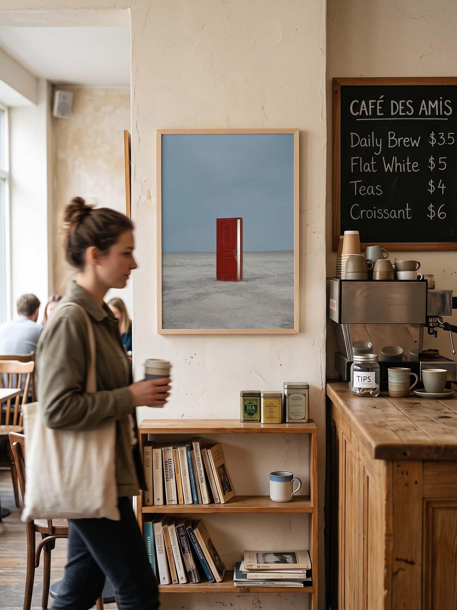 The Red Door - Surreal Minimalist Wall Art product image (61)