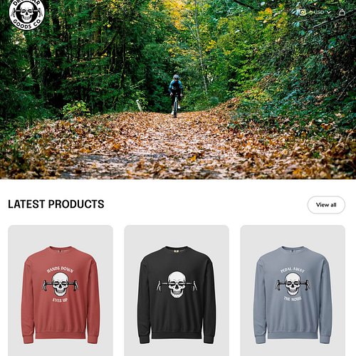New merch, fresh banner.. thanks to @benguernsey on Unsplash for the photo! #dropbarsondirt #gravel #cyclinggifts