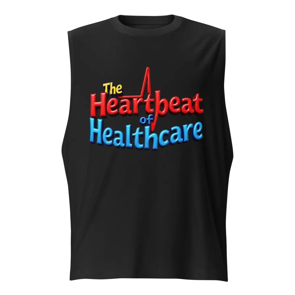 Healthcare Heartbeat Muscle Tank product image (1)