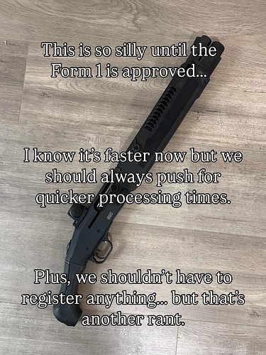 Anybody at the ATF want to put mine at the top of the pile?