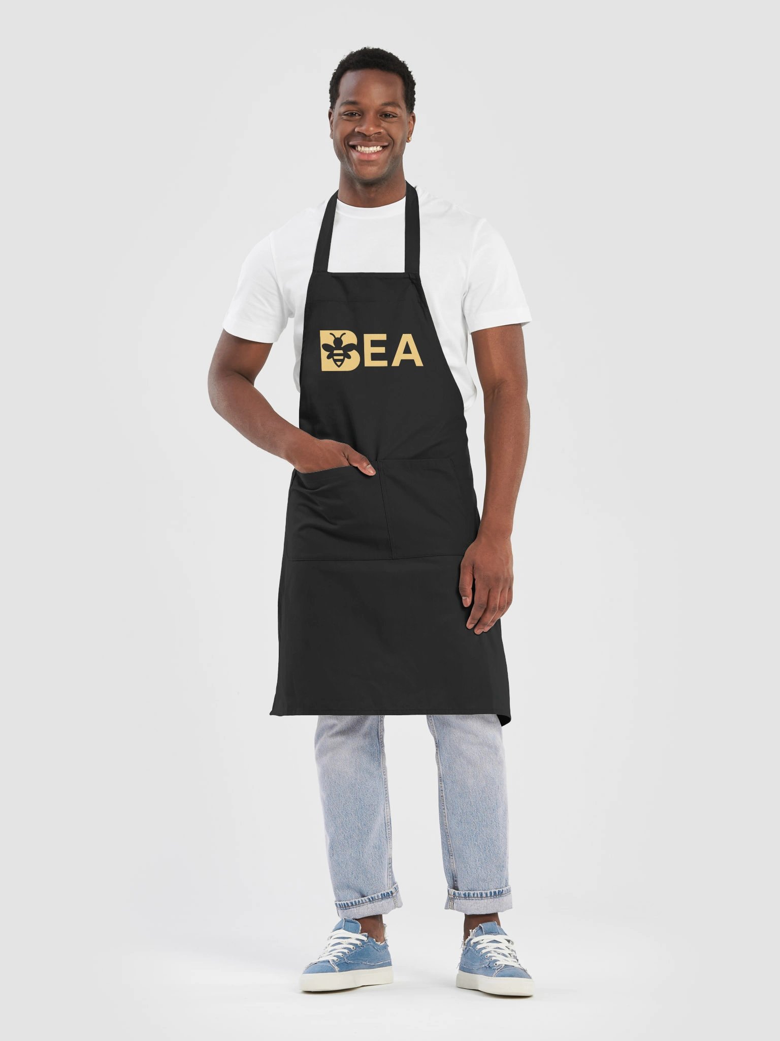 BEA Bee Logo Organic Cotton Apron product image (1)