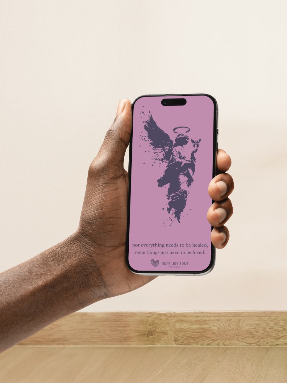 The Angel and the Butterfly Phone Wallpaper Bundle product image (3)