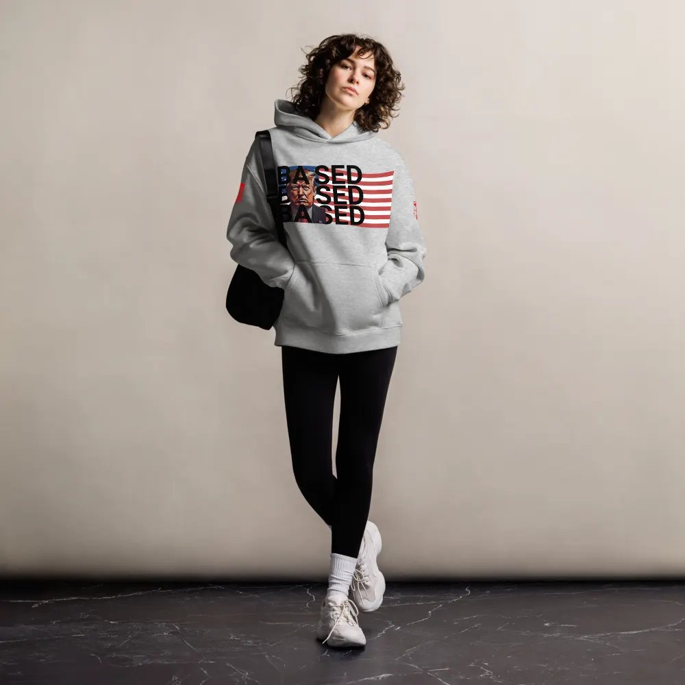 BASED American Flag Mugshot + Bold Letters ~Sweater 1~ product image (9)