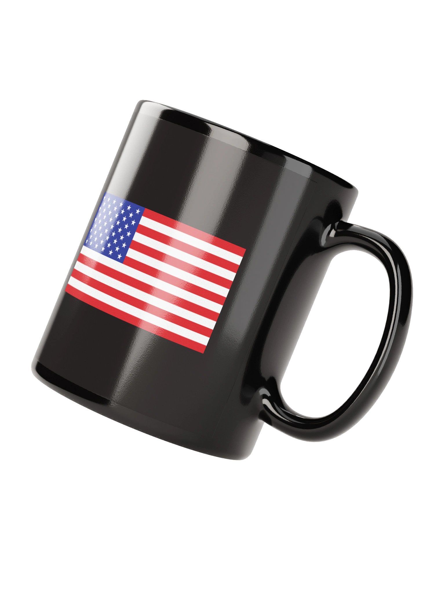 American Flag Black Mug product image (2)