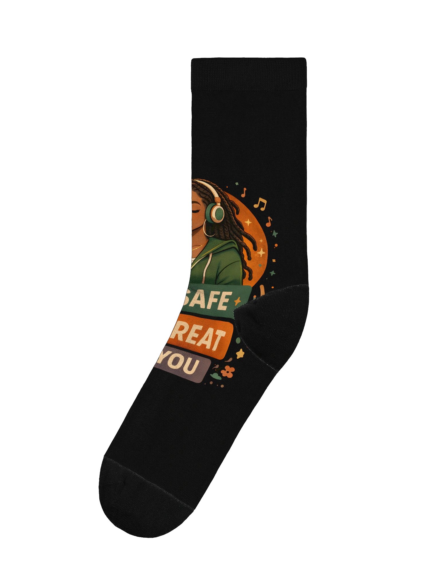 EcoChic Art Crew Socks product image (1)
