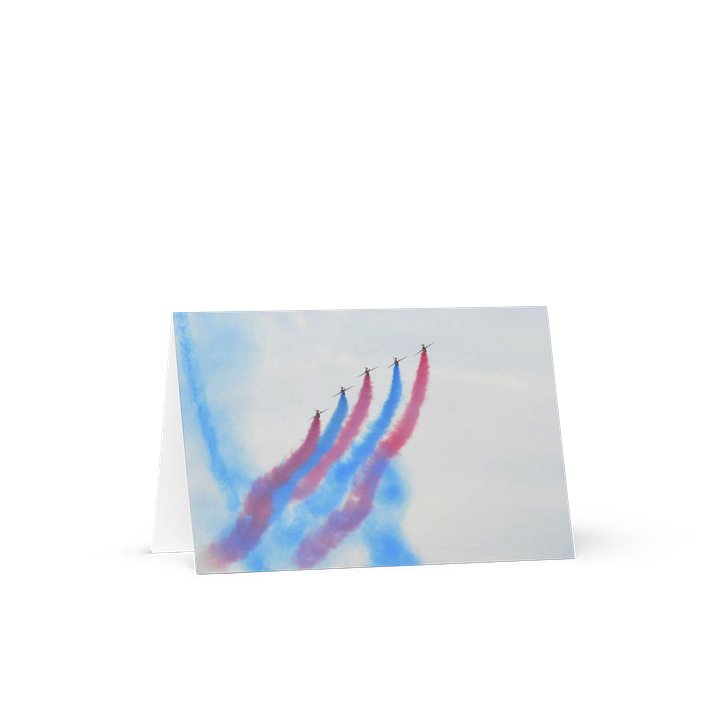 Red Arrows Flying (Greeting Card) product image (1)