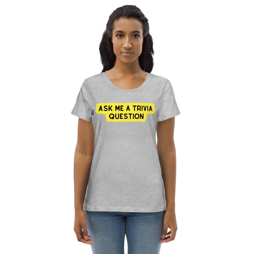 Trivia Question Fitted T-Shirt product image (7)