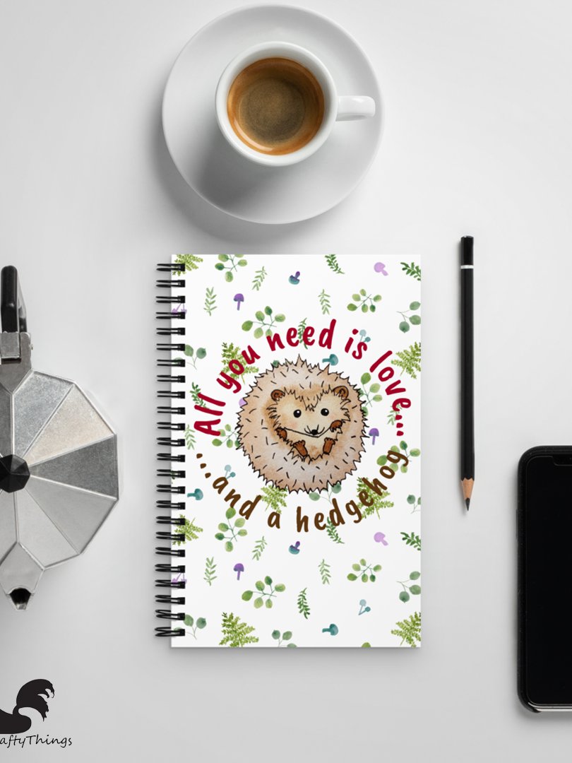 All You Need is Love And a Hedgehog Original Notebook product image (6)
