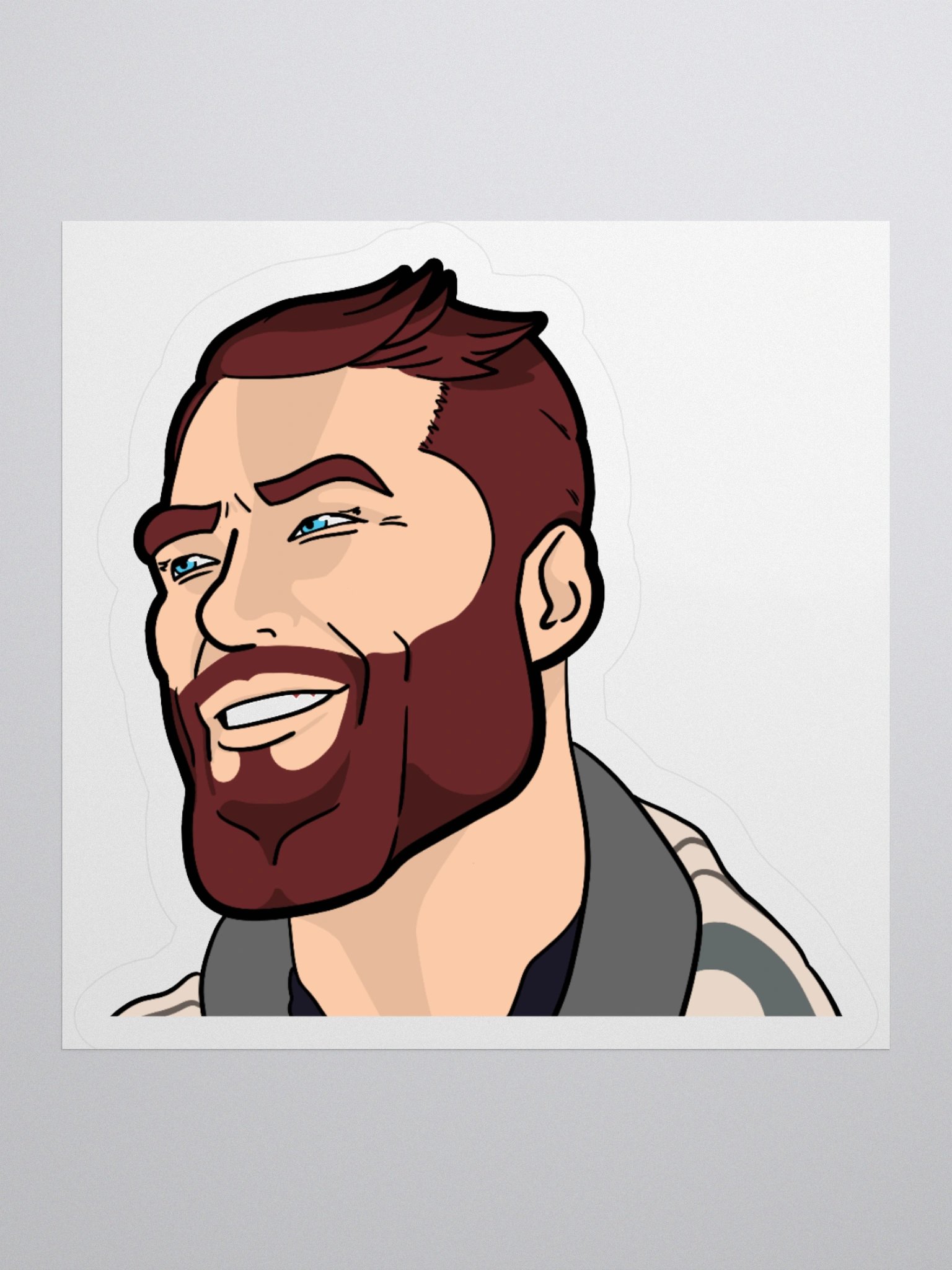 Gigachad Matt Sticker product image (1)