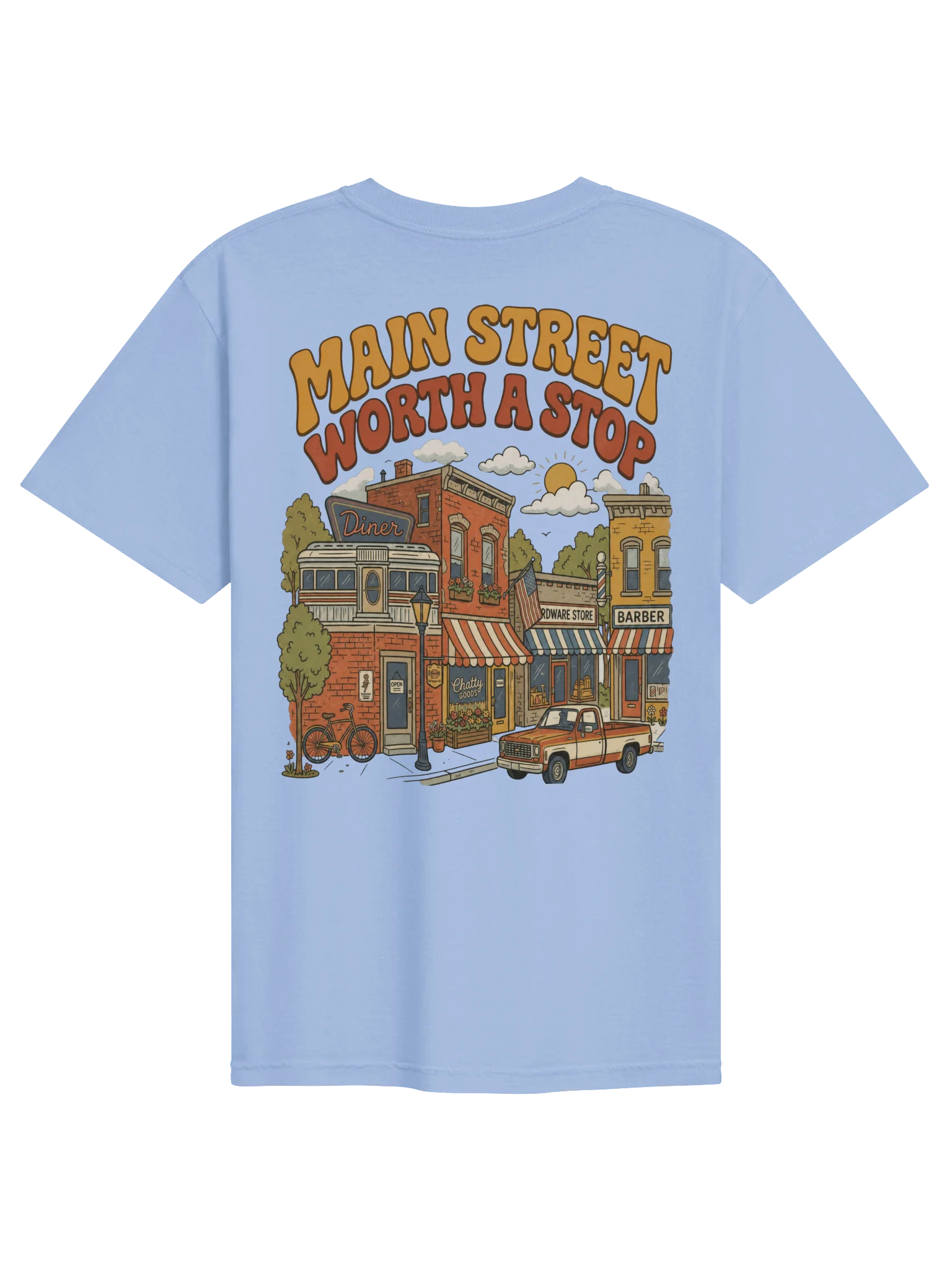Main Street is Worth a Stop Tee | Americana Collection product image (3)