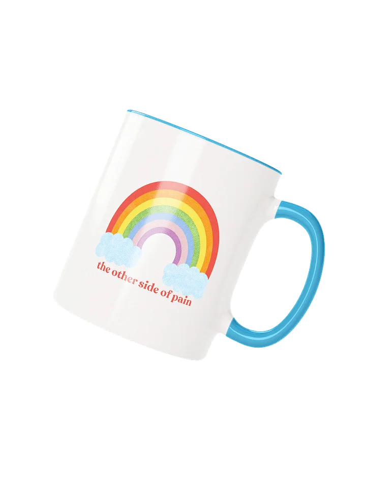 ''The other side of pain'' rainbow mug product image (3)