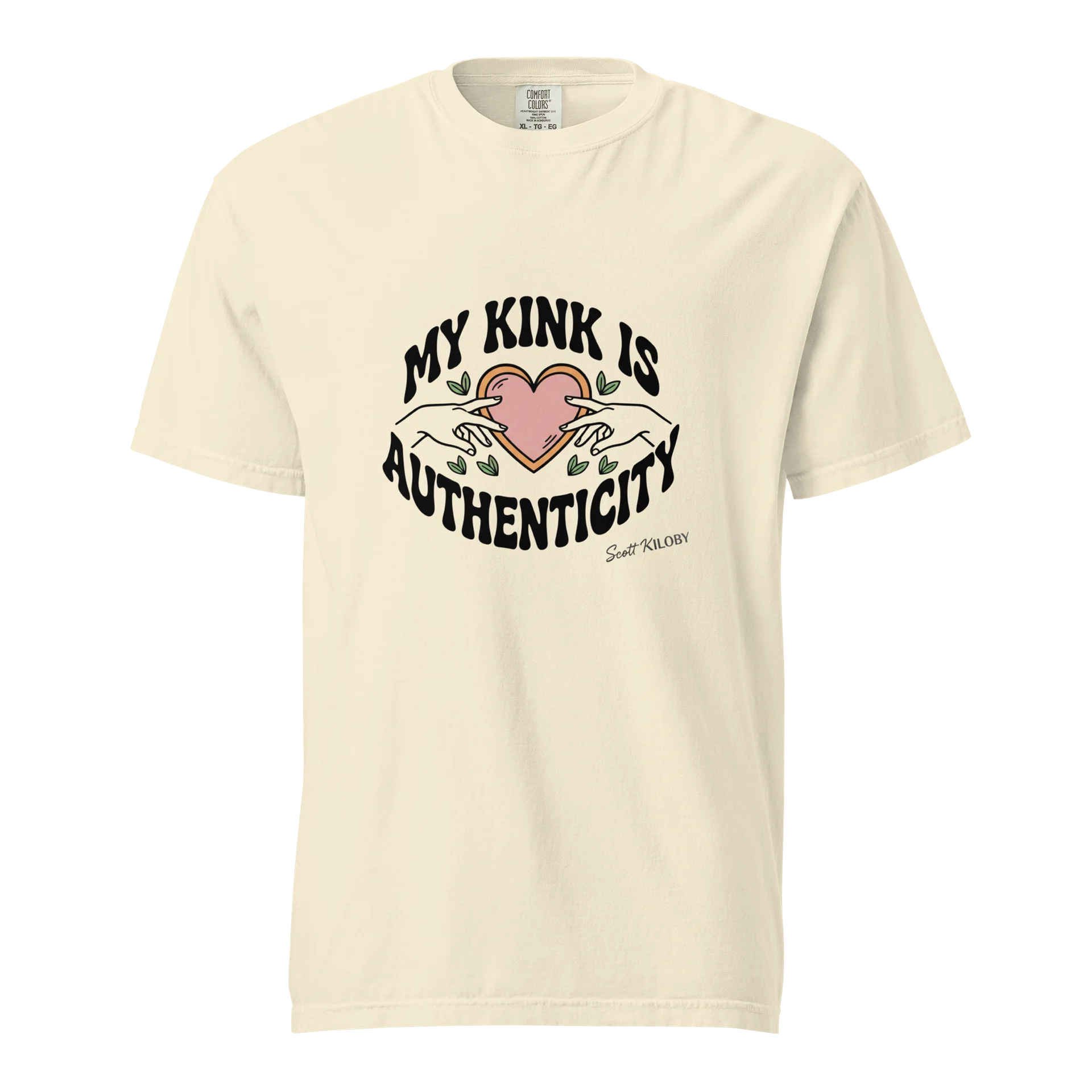 “My Kink Is Authenticity” Ivory T-Shirt product image (1)