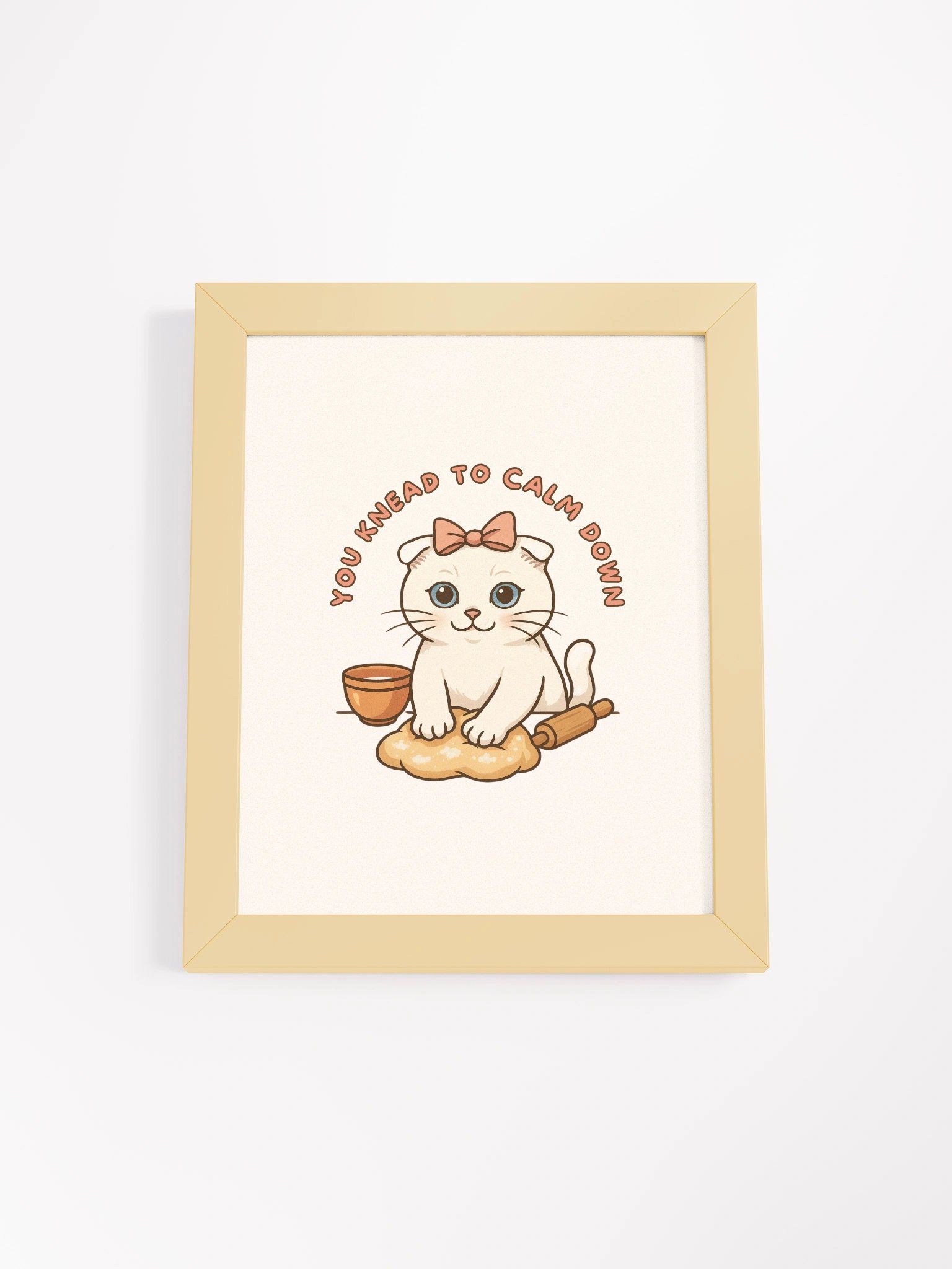 Knead to Calm Down Framed Artwork - The Life of a Loaf Collection product image (2)